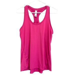 2/$30 Yogalicious Pink Racerback Athletic Tank Top Small